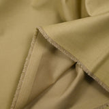 Gabardine de coton élasthanne thé vert