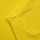 Crêpe de chine soie et acétate jaune poussin