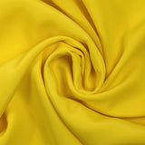 Crêpe de chine soie et acétate jaune poussin