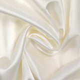 Satin acétate blanc cassé