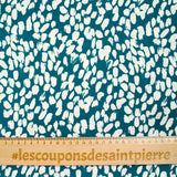 Satin polyester tache fond vert