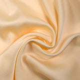 Crêpe envers satin acétate pêche blanche