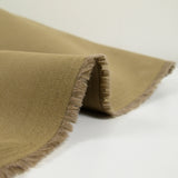 Gabardine de coton élasthanne thé vert