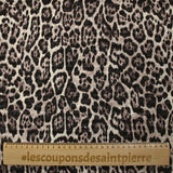 Wild leopard print cotton