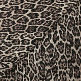 Wild leopard print cotton