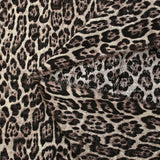 Wild leopard print cotton