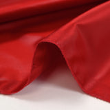 Satin duchesse stretch ciré rouge