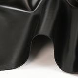 Satin duchesse stretch ciré noir