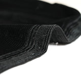 Jersey de velours côtelé noir