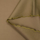 Doublure twill soie et coton changeant marron kaki