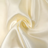 Satin de soie mélangée écru