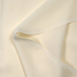 100% ecru silk crepe de chine
