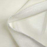 Off-white pique-backed polyester jersey