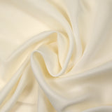 100% ecru silk crepe de chine