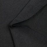 Black fine polyester jersey