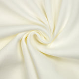 Jersey bord-côte tubulaire lourd blanc