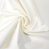 White cotton elastane twill