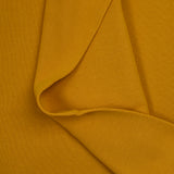 Heavy tubular ribbed jersey saffron