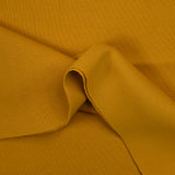 Heavy tubular ribbed jersey saffron