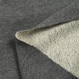 Molleton de coton french terry gris