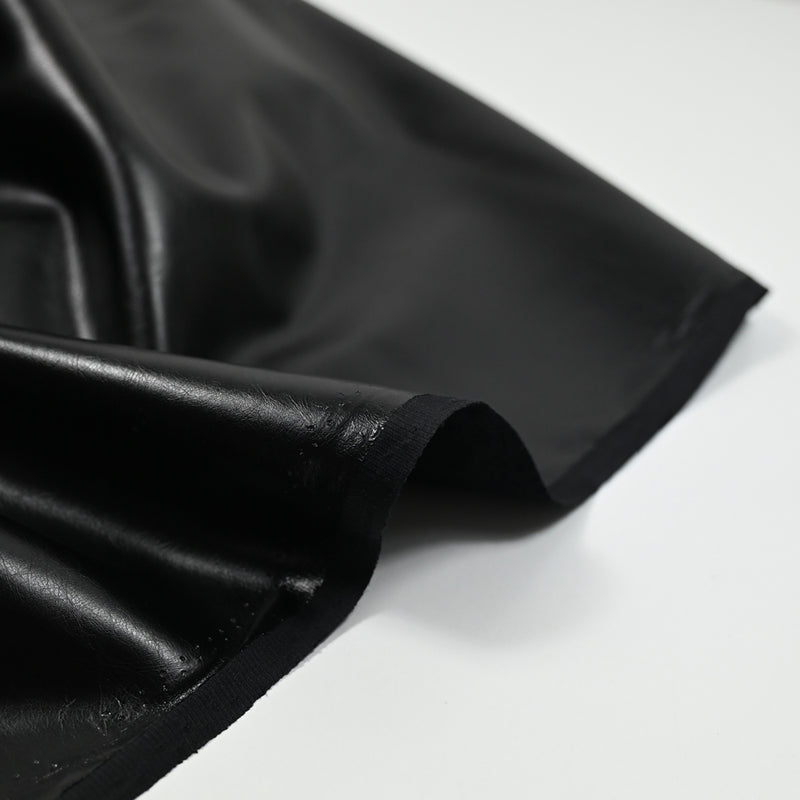 Simili cuir envers daim noir