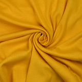 Jersey bord-côte tubulaire jaune soleil