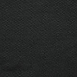 Jersey fino de poliéster con respaldo de panal negro