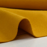 Heavy tubular ribbed jersey saffron