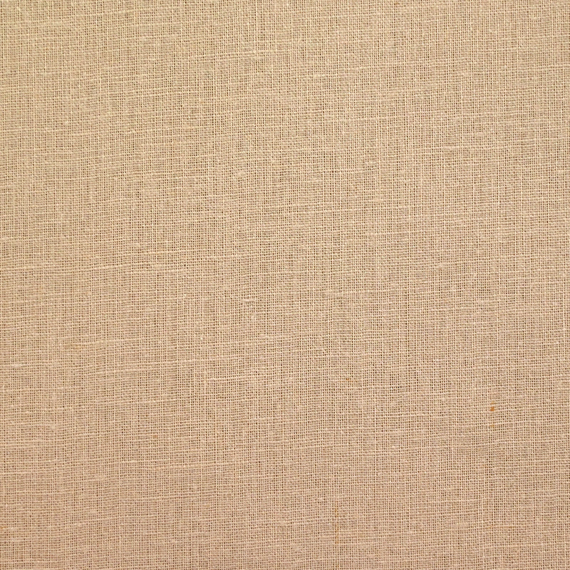 Lin et coton uni sable