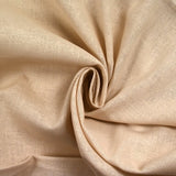 Lin et coton uni sable