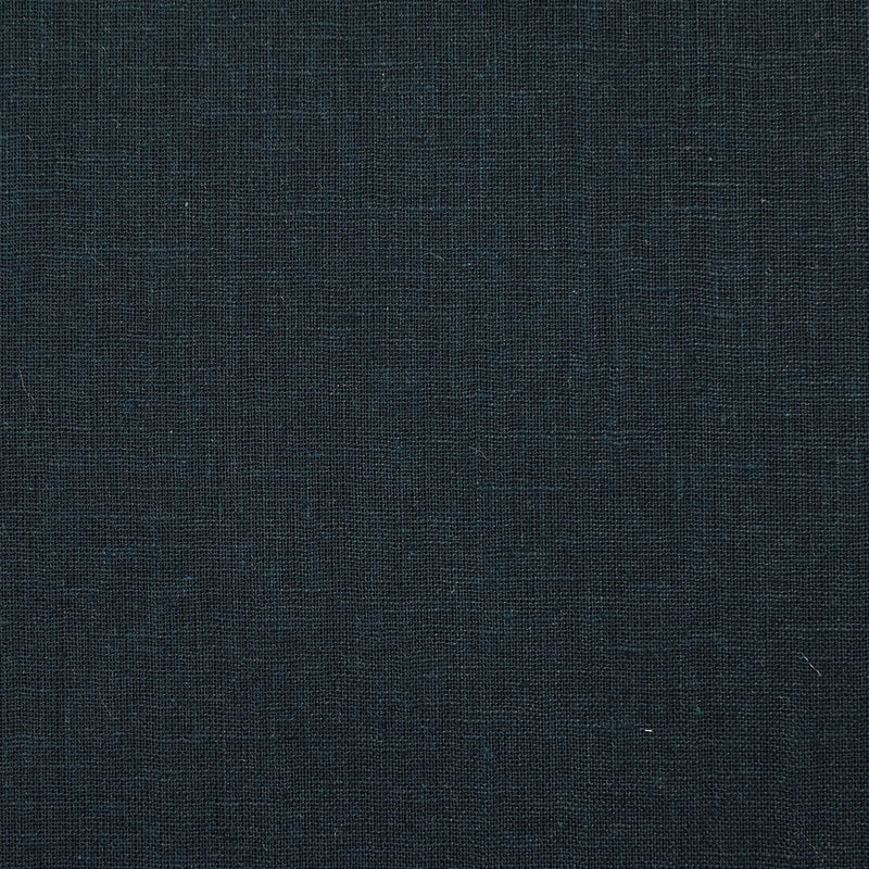 Lin et coton uni bleu nuit