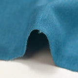 Jersey de coton bleu turquoise chiné