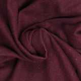 Burgundy wool-blend velvet
