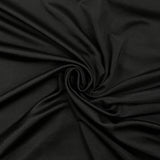 Maille de viscose satinée noir