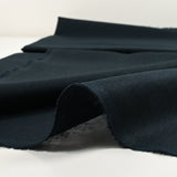 Lin et coton uni bleu nuit
