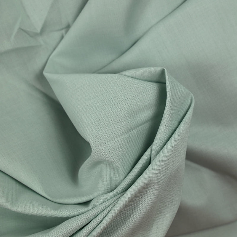 Coton élasthanne vert d'eau
