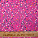 Sandra Flowers Print Cotton Pink Foundation