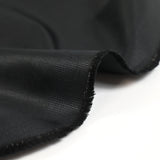 Tissu tailleur satin coton lourd noir
