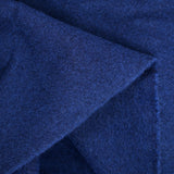 Velours de laine à poils mi-longs bleu roi