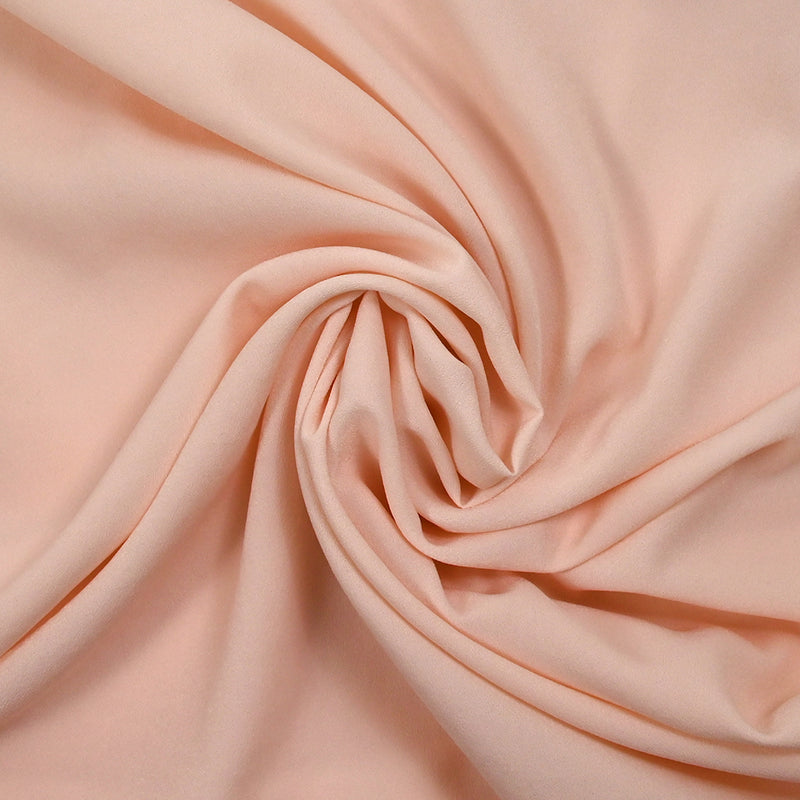 Polyester crêpe fino rosado