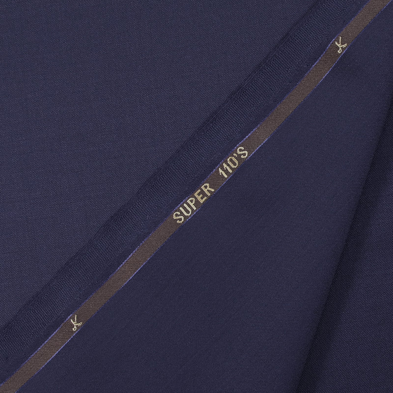 Tissu tailleur 100% laine Super 110's bleu marine