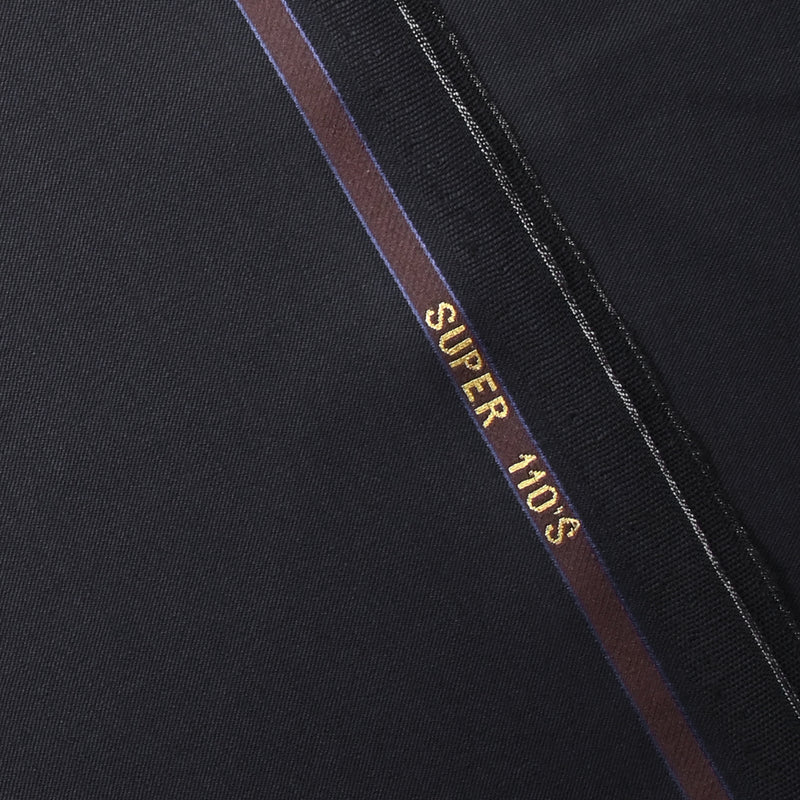 Tissu tailleur 100% laine Super 110's bleu nuit