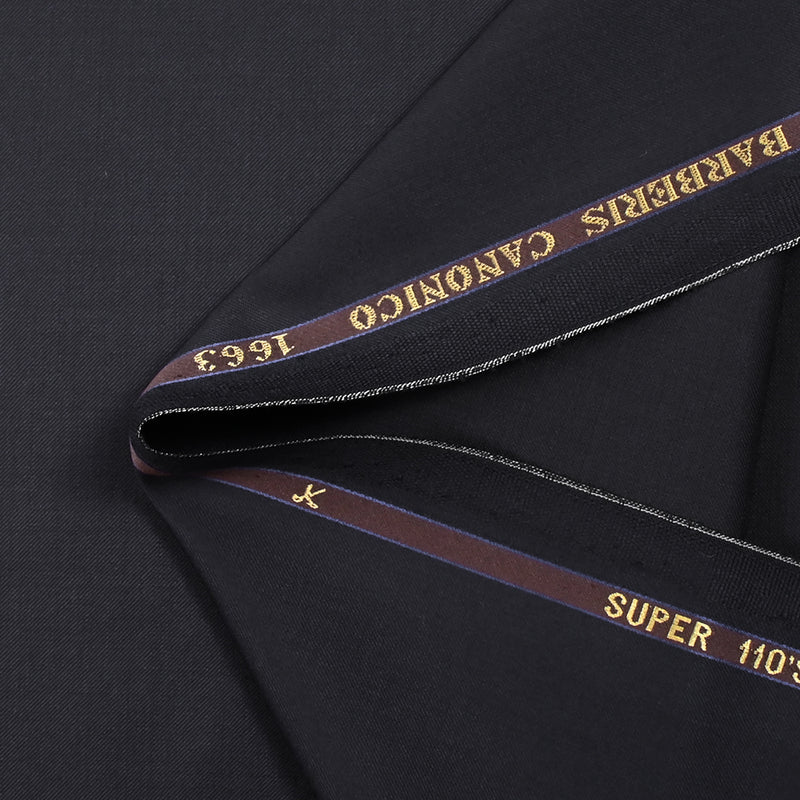 Tissu tailleur 100% laine Super 110's bleu nuit