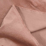 Velours de polyester côtelé 2 mm rose des bois