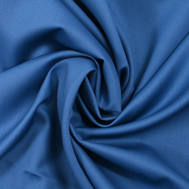 Tissu tailleur 100% laine Super 110's bleu céruléen