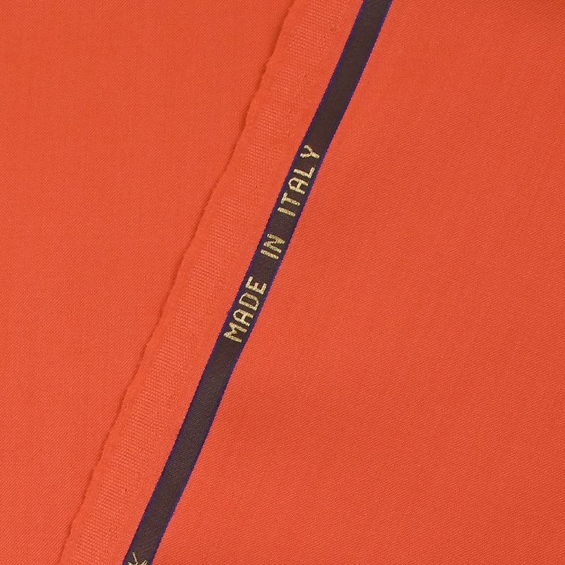 Tissu tailleur 100% laine Super 110's mandarine