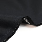 Gabardine de coton noir