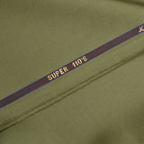 100% wool Super 110's khaki suit fabric