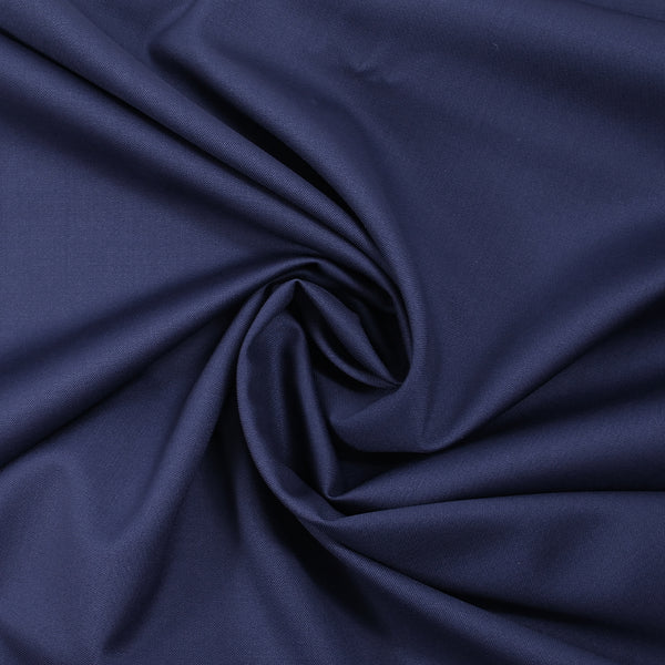 Tissu tailleur 100% laine Super 110's bleu foncé