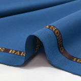 Tissu tailleur 100% laine Super 110's bleu céruléen